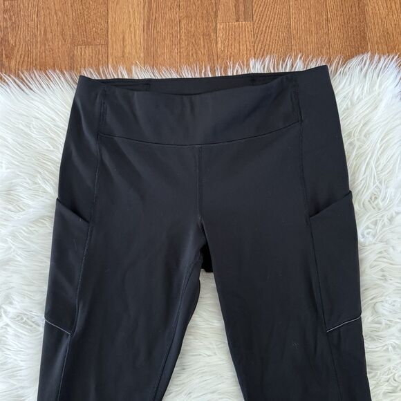 Lululemon Speed Up Tight Women’s Size 10 Black Leggings 28” Luxtreme Yoga Pocket - Picture 6 of 14
